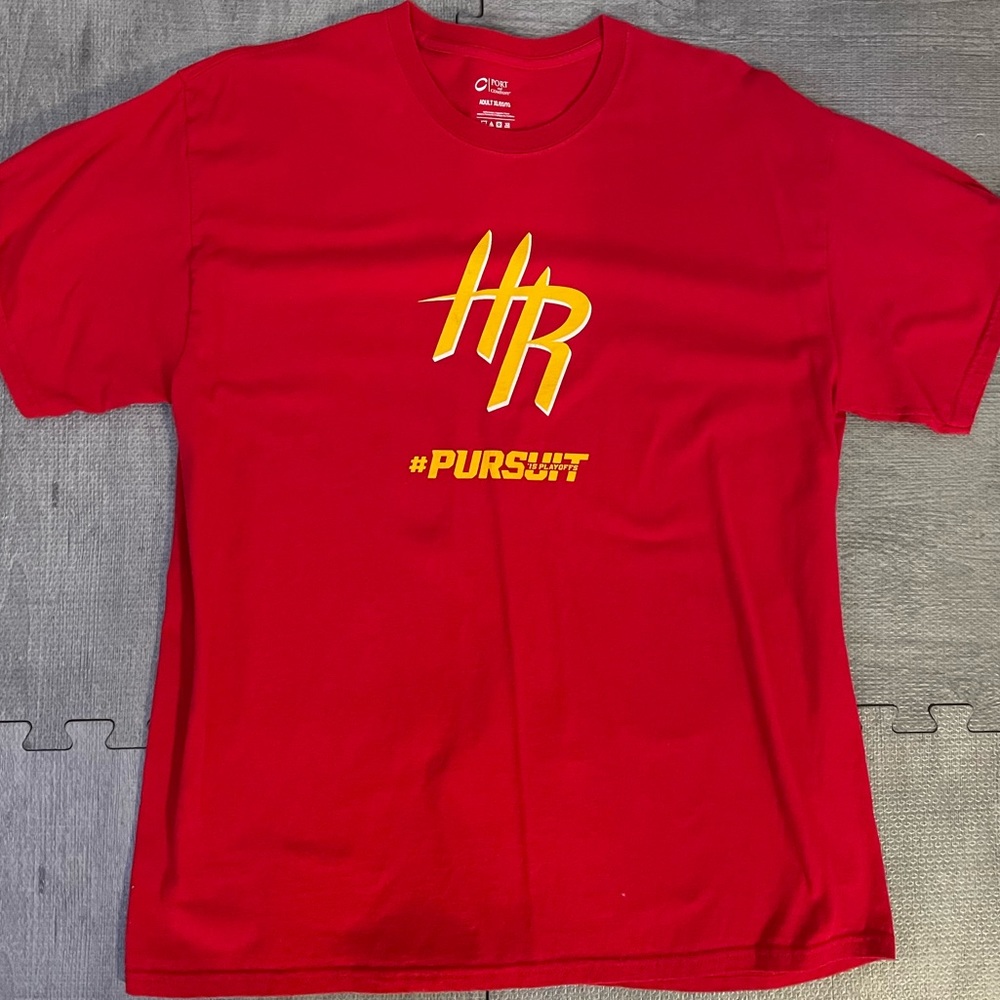 Houston Rockets “pursuit” Playoffs T-shirt. Size XL.